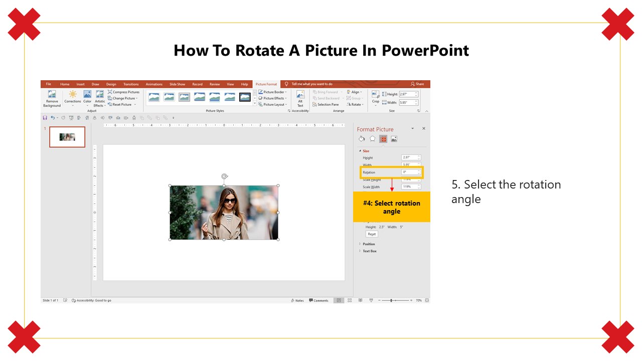 15_How To Rotate A Picture In PowerPoint
